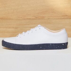 Gorman X Ekin Womens White Leather Lace Up Shoes size 38/8